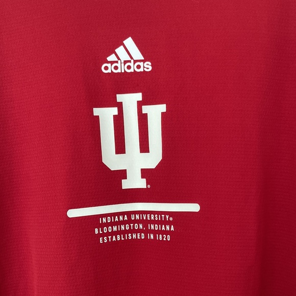 Indiana University- Primeblue- Adidas- Short sleeve tee - Picture 2 of 10